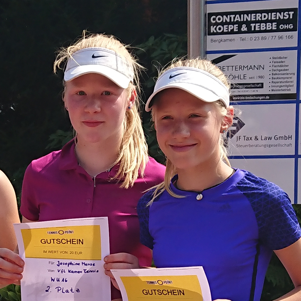 Josephine Mense Louisa Mense SV Menden Tennis