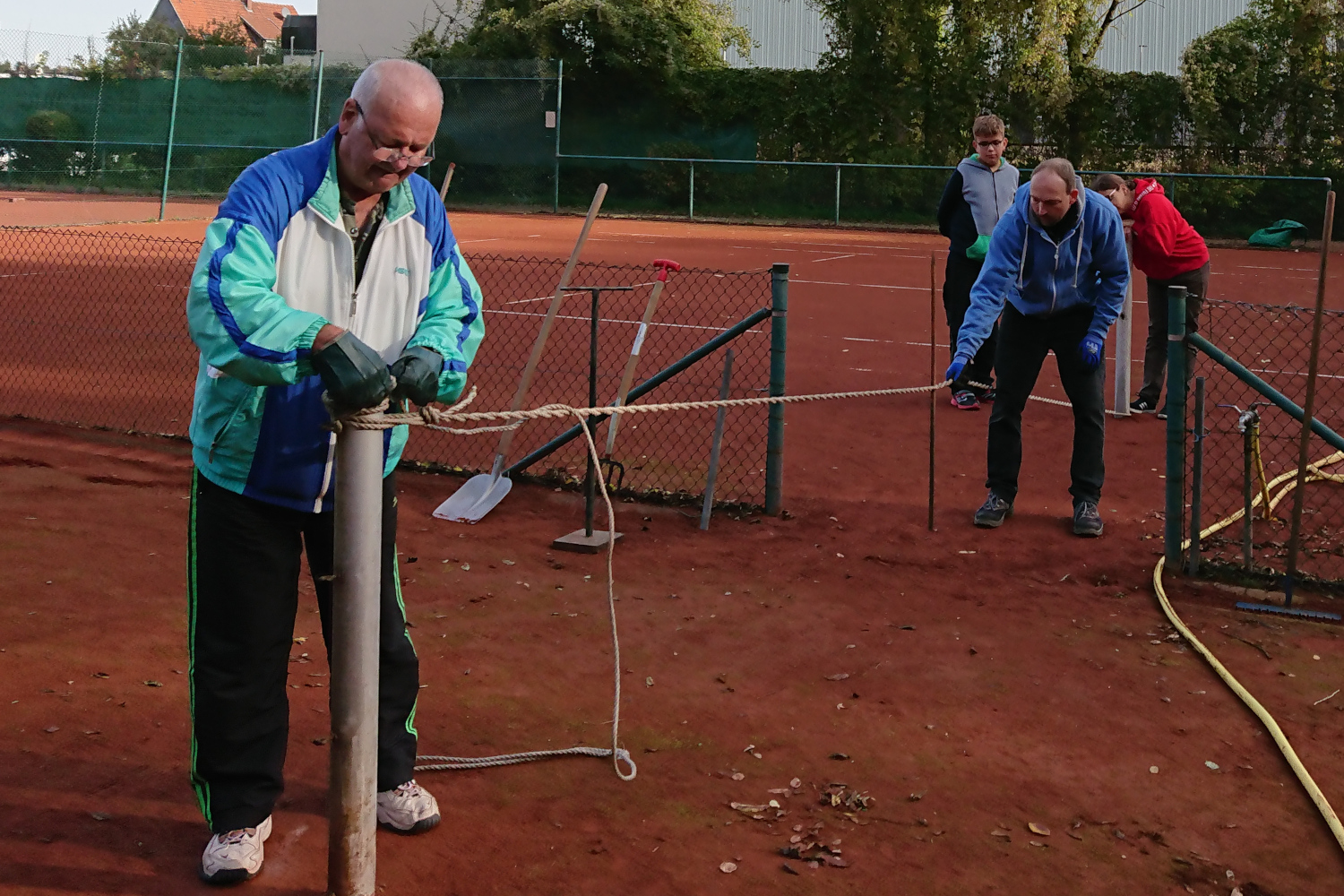 Arbeitseinsatz SV Menden Tennis