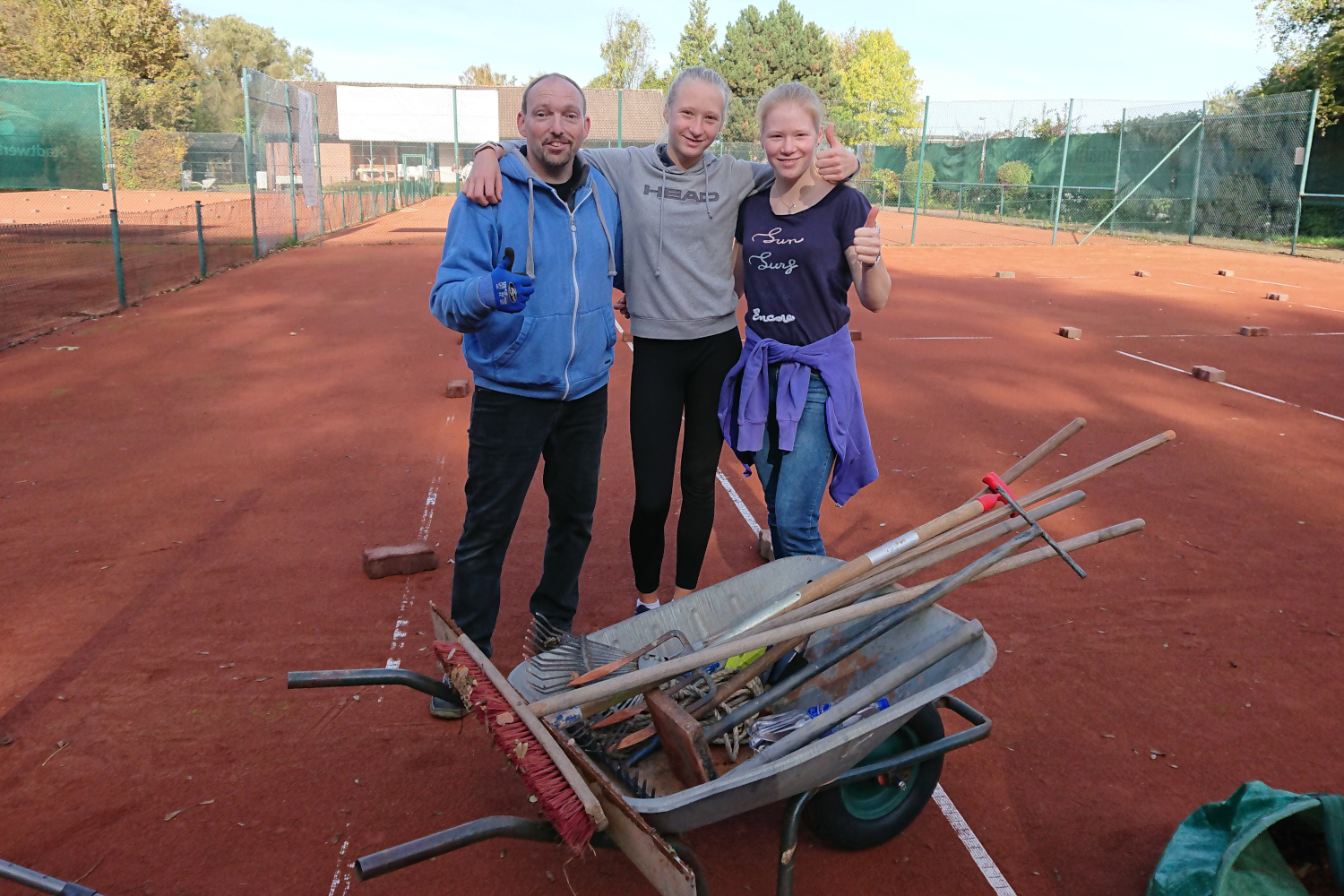 Arbeitseinsatz SV Menden Tennis