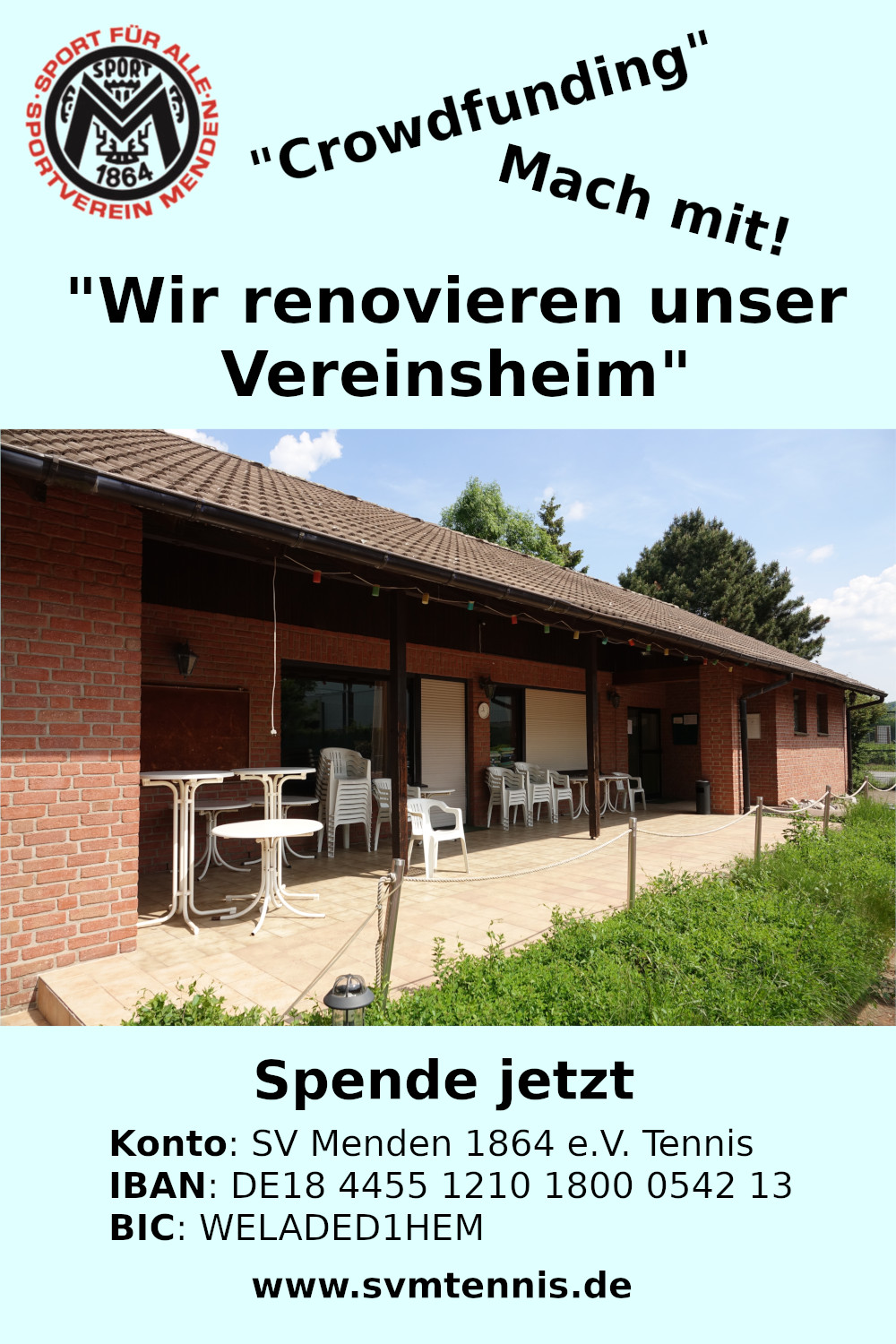 Crowdfunding SV Menden Tennis